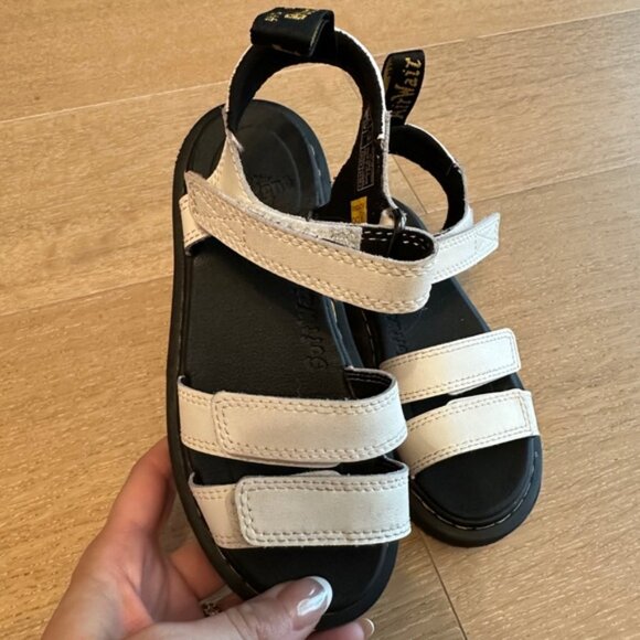 Dr. Martens Klaire Sandals – White – Youth Size 13 - Picture 5 of 7